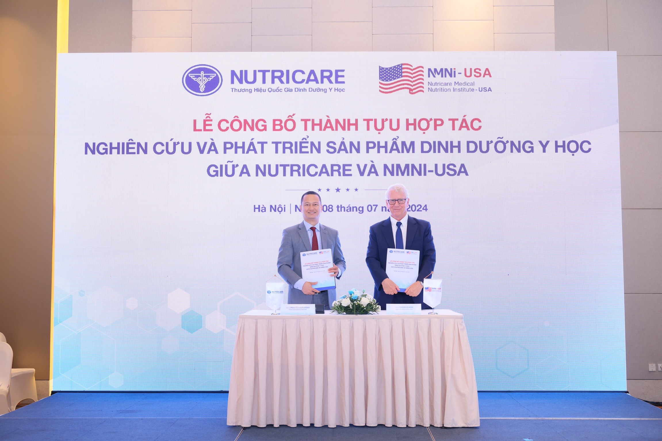 Nutricare và NMNI-USA công bố thành tựu hợp tác nghiên cứu và phát triển sản phẩm dinh dưỡng Y học