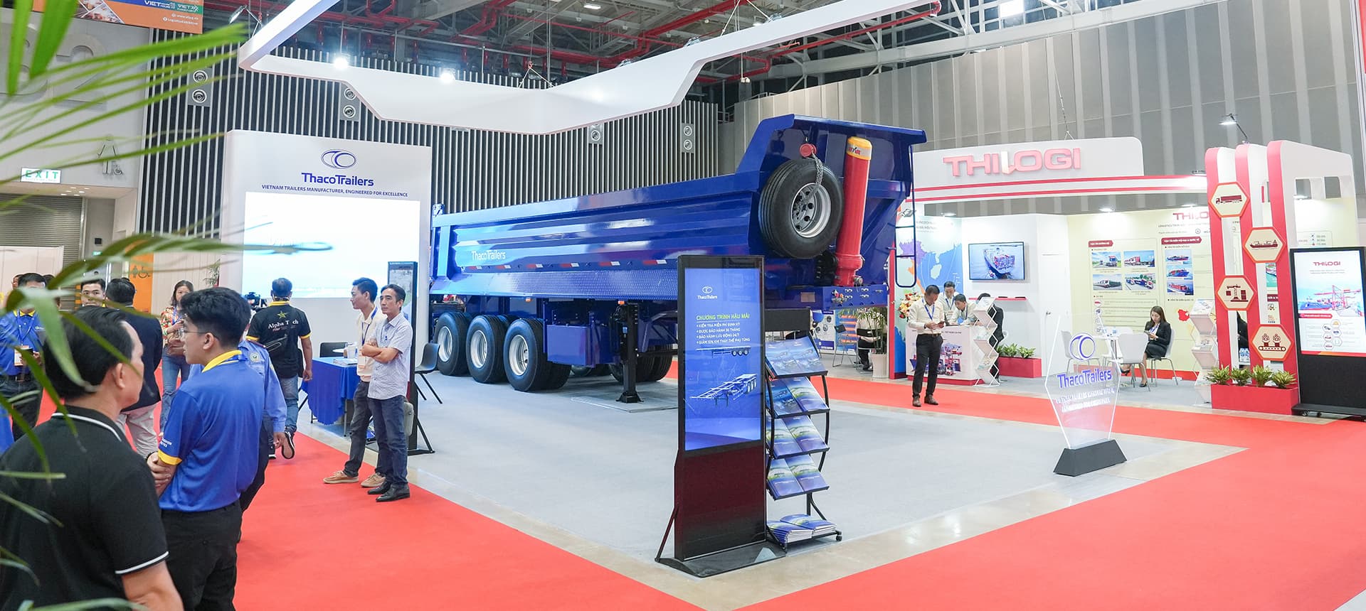 Gian hàng Thaco Trailers tại triển lãm